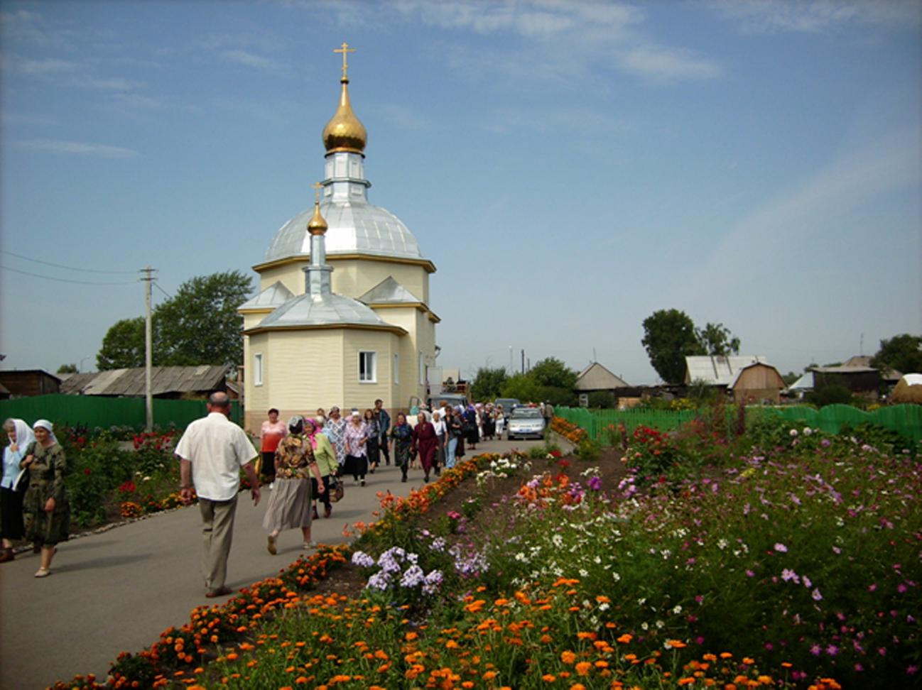 Деревянный храм, 2008 г.: фото из архива МБУ ЦБС ПМО